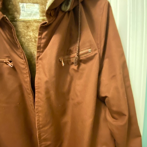 EUC Vintage London Fog Fur Lined hooded Coat - Picture 2 of 11